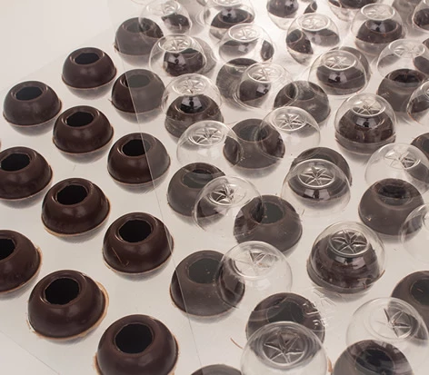 Dark Chocolate Truffle Shells